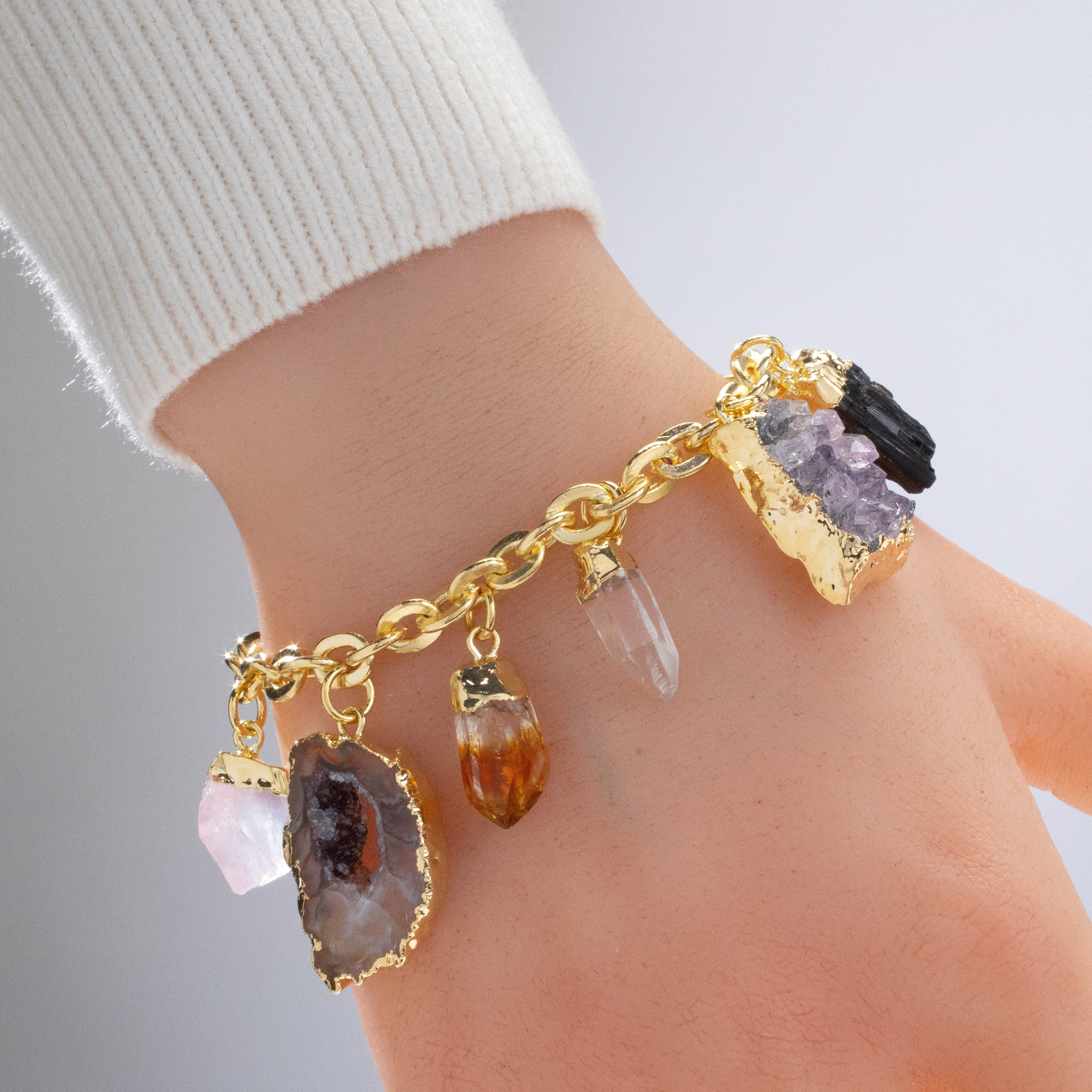 Crystal Pendant Bracelet